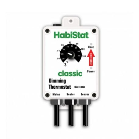 HABISTAT | DIMMER THERMOSTAT WHITE | Teljesítményszabályozó termosztát, fehér - 600 WATT