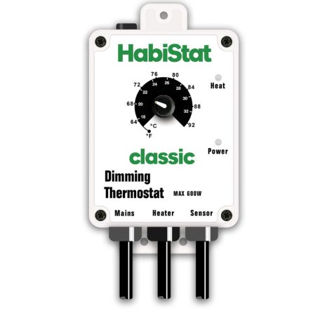 HabiStat | Dimming Thermostat White | Analóg hőszabályzó hüllő terráriumokhoz - 600W