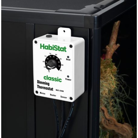 HabiStat | Dimming Thermostat White | Analóg hőszabályzó hüllő terráriumokhoz - 600W
