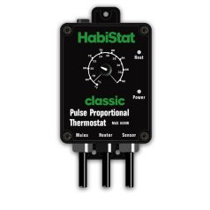   HabiStat | Pulse Thermostat Black | Analóg hőszabályzó hüllő terráriumokhoz - 600W