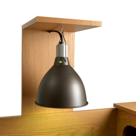 HabiStat | Torotise Table Black | Strapabíró dekoratív asztal teknősök és kisállatok számára - 109x61 cm