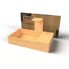   HabiStat | Torotise Table Oak | Strapabíró dekoratív asztal teknősök és kisállatok számára - 109x61 cm