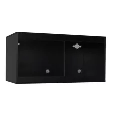   HabiStat | Vivarium Black | Stabil terráriumbútor fekete színben- 122x61x61 cm 