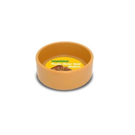 HABISTAT | ROUND PLASTIC WATER BOWL MEDIUM | Kerek műanyag itatótál  - 9x9x3,5 cm