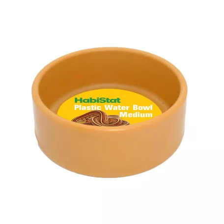 Habistat | Round Plastic Water Bowl Medium | Kerek műanyag itatótál hüllők és kétéltűek számára  - 9x9x3,5 cm