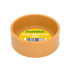   Habistat | Round Plastic Water Bowl Small | Kerek műanyag itatótál hüllők és kétéltűek számára -  7x7x2,5 cm