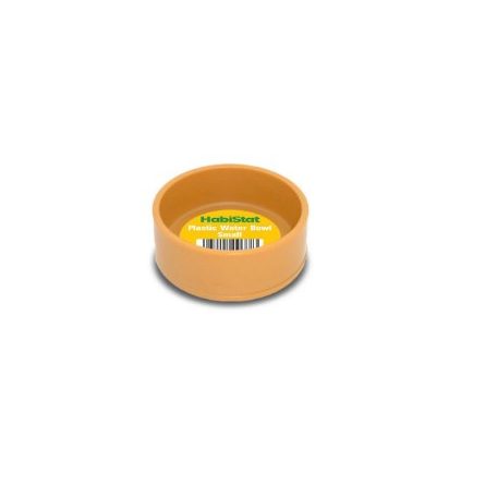 HABISTAT | ROUND PLASTIC WATER BOWL SMALL | Kerek műanyag itatótál -  7x7x2,5 cm