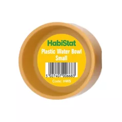   Habistat | Round Plastic Water Bowl Small | Kerek műanyag itatótál hüllők és kétéltűek számára -  7x7x2,5 cm