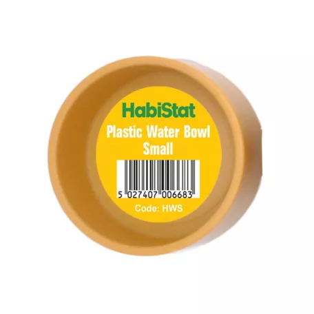 Habistat | Round Plastic Water Bowl Small | Kerek műanyag itatótál hüllők és kétéltűek számára -  7x7x2,5 cm