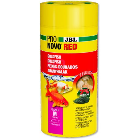 JBL | ProNovo | Red M | Pehelytáp | Aranyhalak számára - 180 g/1000 ml