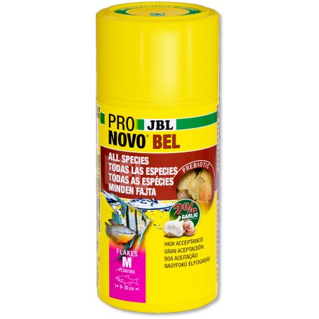 JBL | ProNovo | Bel | Flakes M | Lemezes díszhaltáp | Akváriumi halak számára - 45 g/250 ml