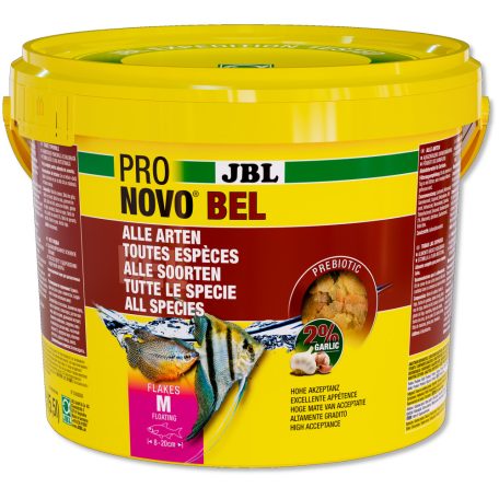 JBL | ProNovo | Bel | Flakes M | Lemezes díszhaltáp | Akváriumi halak számára - 5,5 l