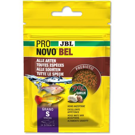 JBL | ProNovo | Bel | Grano S | Granulátum táplálék | Akváriumi halak számára - 20 ml