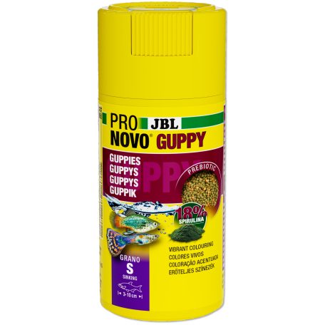 JBL | ProNovo | Guppy | Grano S | Granulátum táplálék  - 100 ml/56 g