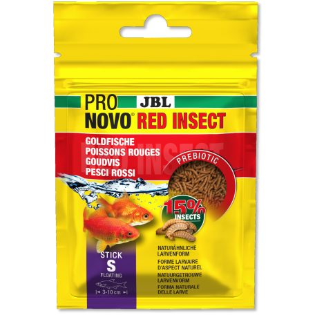 JBL | ProNovo | Red Insect | Stick S | Aranyhalak számára - 20 ml/10 g