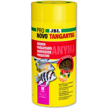 JBL | ProNovo | Tanganyika | Flakes M | Lemezes díszhaltáp | Sügér félék számára - 250ml/45g