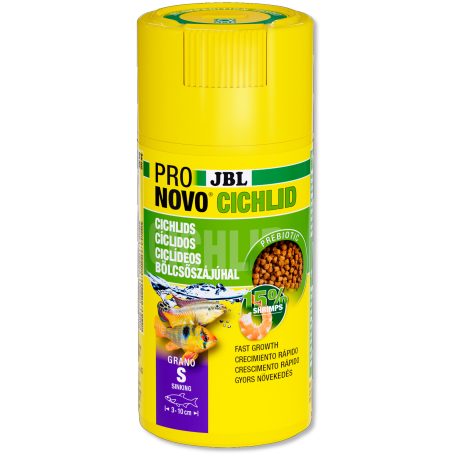 JBL | ProNovo | Cichlid | Grano S | Granulátum táplálék  - 100 ml/52 g