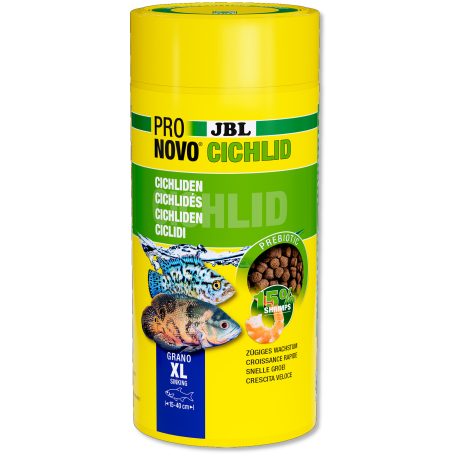 JBL | ProNovo | Cichlid | Grano XL | Granulátum táplálék  - 1000 ml/530 g