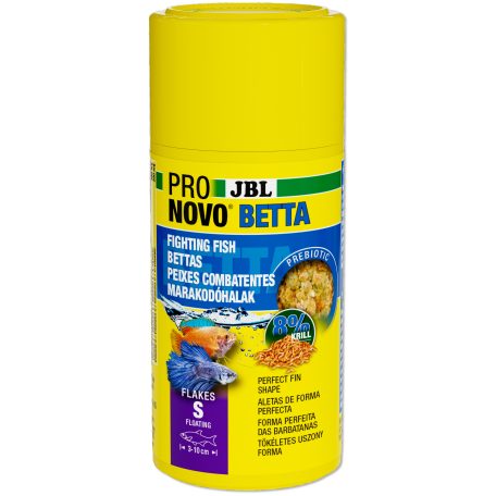 JBL | ProNovo | Betta | Flakes S | Lemezes díszhaltáp | Betták számára - 6 g/20 ml