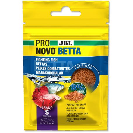 JBL | ProNovo | Betta | Grano S | CLICK | Granulátum táplálék  - 20 ml/16g