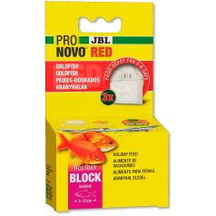   JBL | ProNovo |  Red Holiday | Takarmányblokk eledel | Aranyhalak és fátyolhalak számára - 3 db