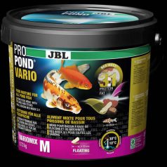   JBL ProPond Vario M | Prémium tápkeverék minden tavi hal részére (M-es méret) – 0,72 kg / 5,5 l