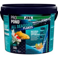   JBL ProPond All Seasons Flakes | Négyévszakos lemezes eledel kerti tavi halak részére (S-es méret) – 0,74 kg / 5,5 l