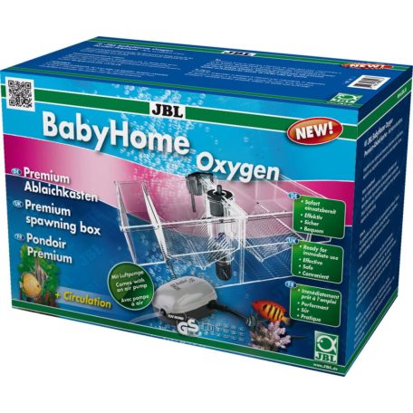 JBL BabyHome Oxygen | Ívódoboz (átlátszó) szűrővel - 13,5x18,5x25 cm