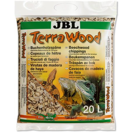 JBL TerraWood | Természetes bükkfa aljzatszáraz és félszáraz terráriumokhoz - 20l 