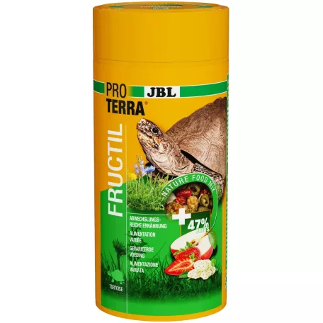 JBL ProTerra Fructil | Gyümölcsös kiegészítő eleség szárazföldi teknősök részére – 1000 ml (330 g)