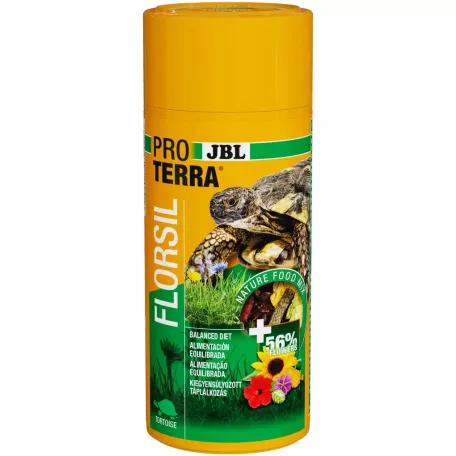 JBL ProTerra Florsil | Virágos kiegészítő eleség minden teknős részére – 250 ml (23 g)