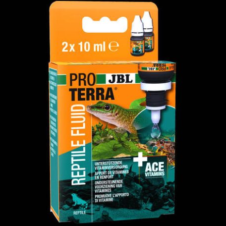 JBL PROTERRA reptile Fluid - ásványi anyagok és nyomelemek terráriumi állatok részére (2x10ml/45,38g)