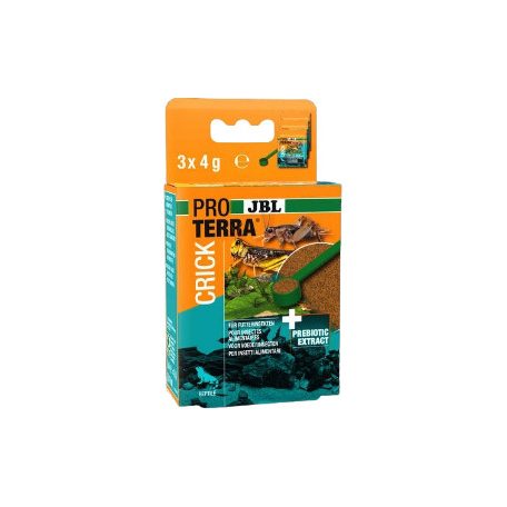 JBL | PROTERRA Crick | Teljesértékű eledel takarmány rovarok etetéséhez - 3x10 ml
