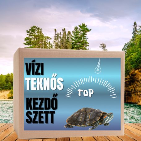 Vízi teknős TOP kezdőcsomag - bébi ékszer, király, pézsma teknősnek