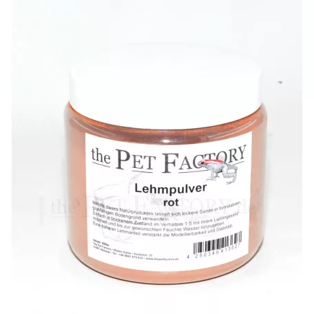 The Pet Factory | Lehmpulver rot | Vörös agyagpor ásáshoz és váratépítéshez – 800 g