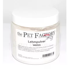   The Pet Factory | Lehmpulver weiss | Fehér agyagpor homok keményítéséhez és járatépítéshez – 800 g