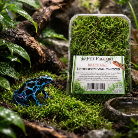 The Pet Factory Lebendes Waldmoos | Élő erdei moha bioaktív terráriumokhoz – 1 liter