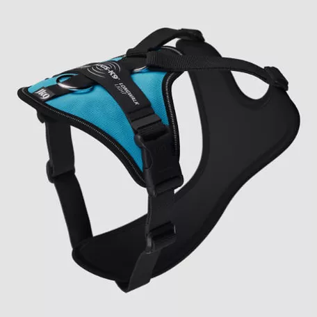 Julius-K9 | Longwalk Light | Duo-Flex rendszerű túra- és sétahám – akvamarin (M)
