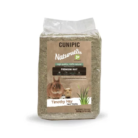 Cunipic | Naturaliss | Timothy Széna nyulaknak és rágcsálóknak – 500 g / 1000 ml