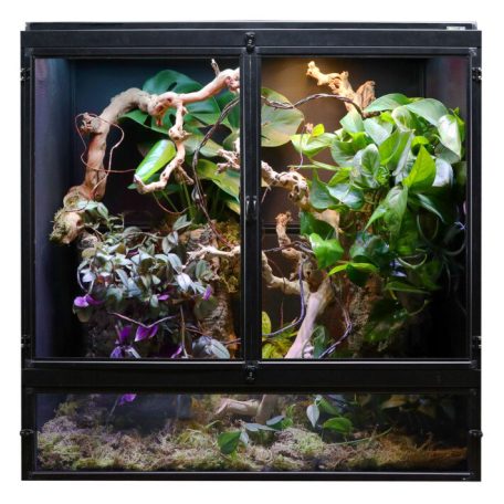 Zoomed ReptiBreeze Double Door | Fémhálós terrárium hüllők számára – 91×46×91 cm