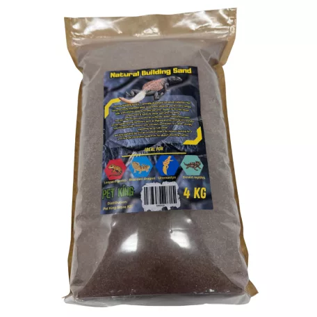 Pet King - Építő, formázható homok (building sand) vörös - 4 kg