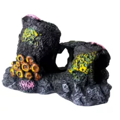 Dekor műgyanta hordók, akváriumi dekoráció - 15x9 cm