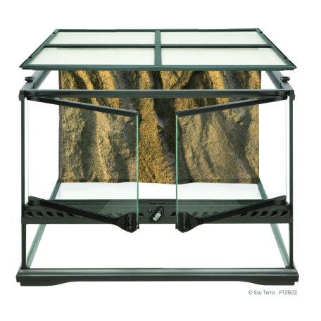 Exo terra Glass Terrarium | Üveg terrárium - Kicsi - 45x45x30cm