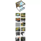 Exo terra Glass Terrarium | Üveg terrárium - Kicsi - 45x45x30cm