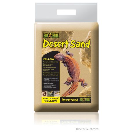 Exo Terra Desert sand - yellow | Sivatagi sárga homok - 4,5 kg