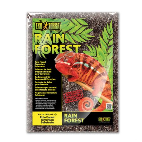 Exo Terra Rain Forest Substrate | Fenyőkéreg és mohakeverék talaj terráriumokba - 26,4L