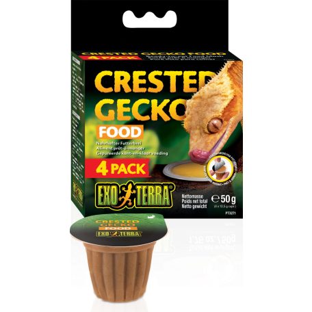 Exo Terra Crested Gecko Food | Vitorlás Gekkó Eledel - 4 db 