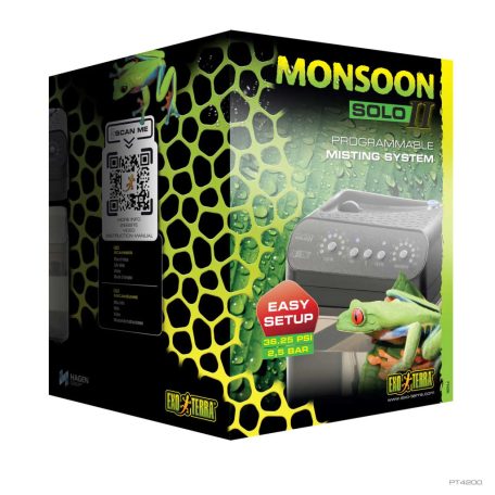 Exo Terra | Monsoon Solo II – automata párásító rendszer terráriumokhoz