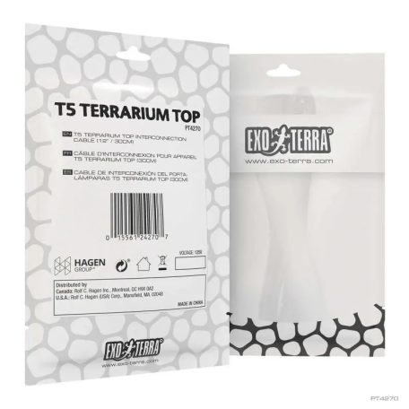 Exo Terra T5 Terrarium Top Link Cable | Összekötő kábel T5 lámpákhoz – 30 cm