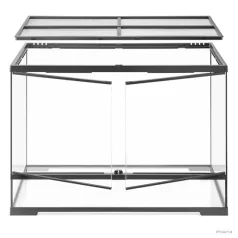   Exo-Terra Pro Natural Terrarium | Prémium üvegterrárion hüllők és kétéltűek számára – 90x45x60 cm 